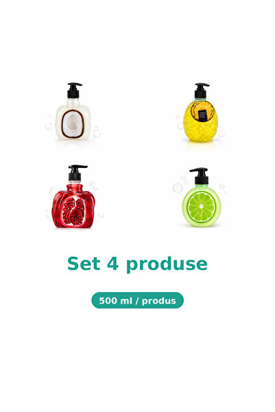 Tasty Set 4 Produse Tasty, Mix Cocos, Ananas, Rodie, Lime