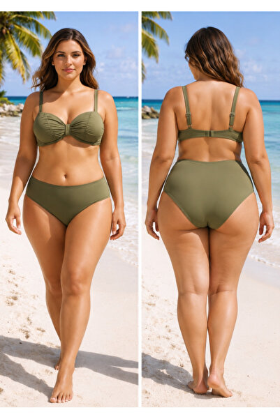 Sunsurf yeşilbüyükbedenbikini