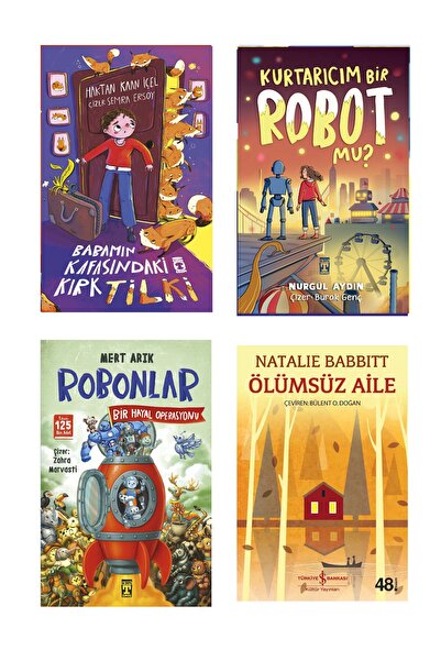 Timaş Çocuk 4-5-6.Sınıf Okuma Seti Kurtarıcım Bir Robot Mu Robonlar Bir Hayal...
