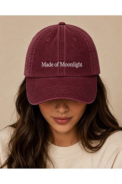 WeavedCo Made of Moonlight Embroidered Vintage Washed Cap Hat