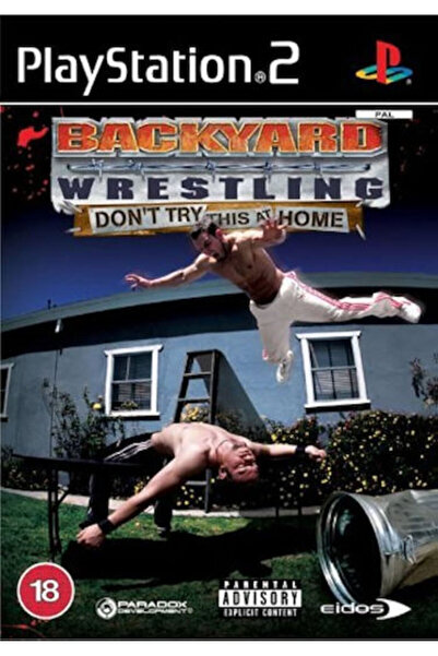 OEM Byw Backyard Wrestling Μην Προσπαθήσετε Αυτό στο Σπίτι PS2 Παιχνίδι PS2 (...