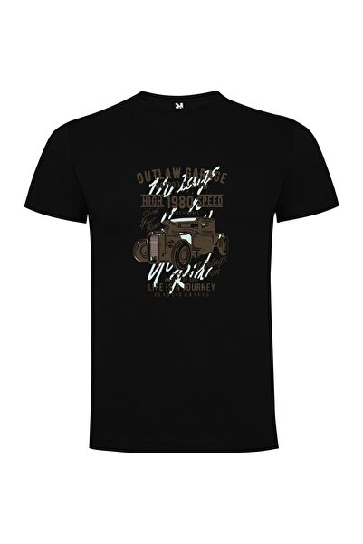 iLovePrints Vintage Outlaw Hotrods Tshirt
