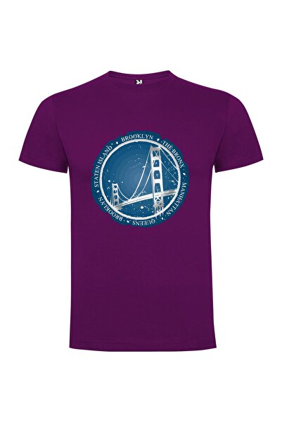 iLovePrints Bridge Skylines Collide Tshirt
