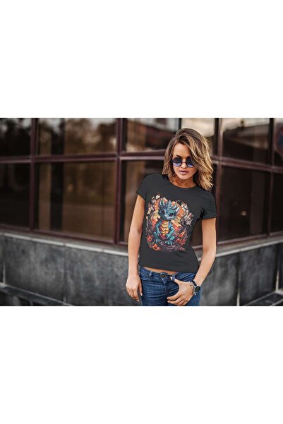 iLovePrints Autumn Dragon Tshirt