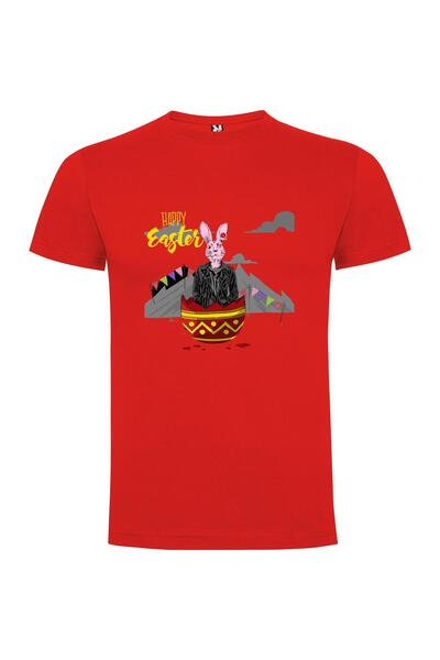 iLovePrints Elegant Easter Bunny Illustration Tshirt