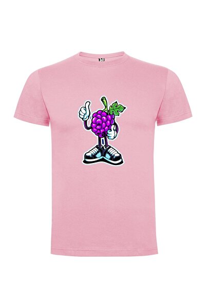 iLovePrints Purple Grape Mascot Marvel Tshirt