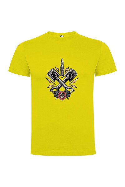 iLovePrints Wrenches & Roses: Tattoo Glam Tshirt