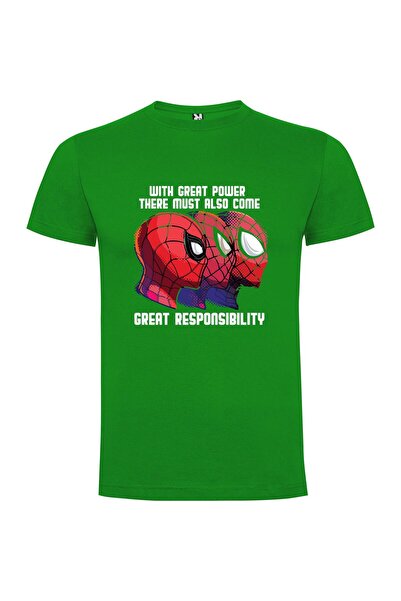 iLovePrints Spiderverse: Great Power Responsibility Tshirt