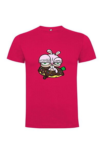 iLovePrints Donut-Munching Bunnypunk Tshirt