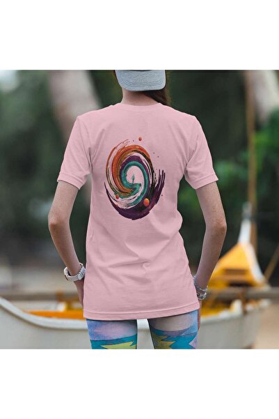 iLovePrints Astronaut in Abstract Space Tshirt