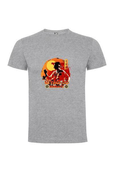 iLovePrints Sunset Karate Pose Tshirt