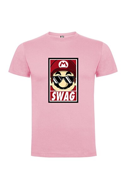 iLovePrints Mario's Swag Portrait Tshirt