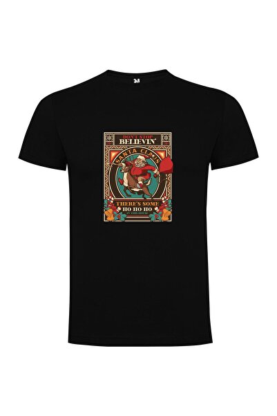 iLovePrints Jingle Bells: Vintage Santa Tshirt