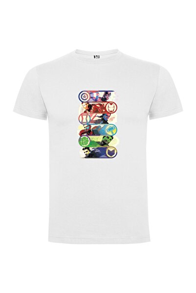 iLovePrints Marvelous Avengers Stack Tshirt
