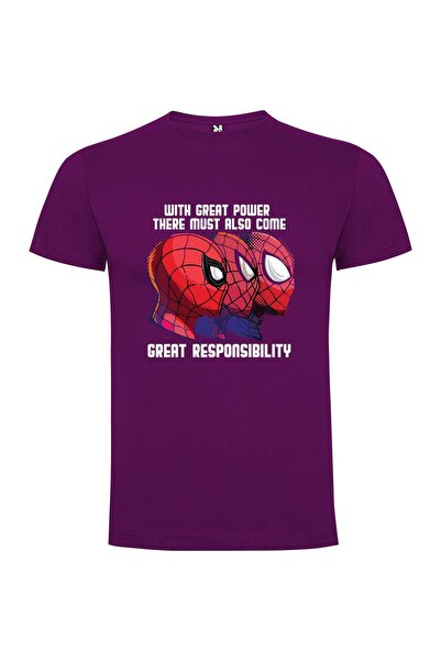 iLovePrints Spiderverse: Great Power Responsibility Tshirt