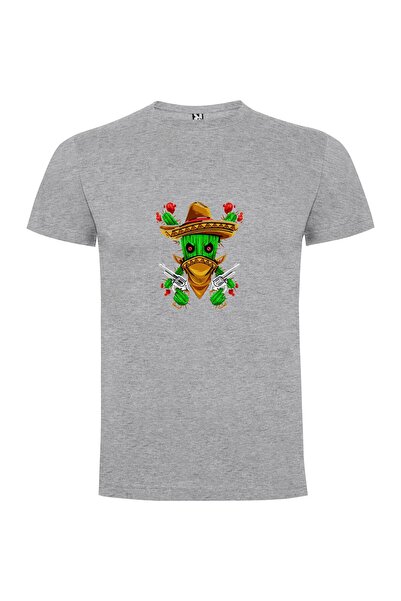 iLovePrints Cactus Gunslinger Showdown Tshirt
