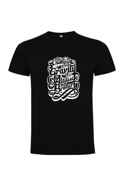 iLovePrints Vintage Certified Altitude Typography Tshirt
