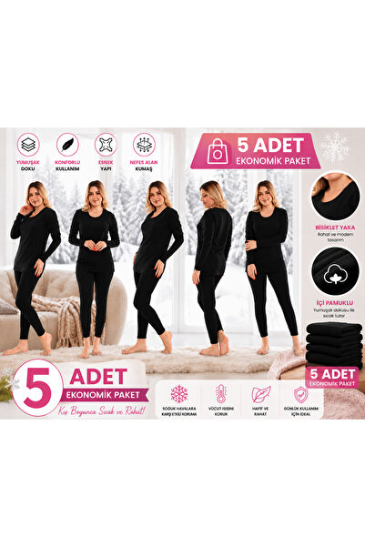 Isıl Termal |   Pachet cu 5 piese de costum termic pentru femei, super avanta...