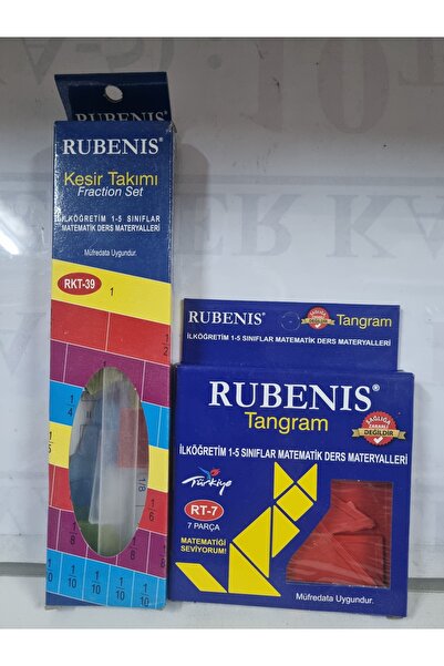 Rubenis Tangram+kesir takımı (müfredata uygundur)