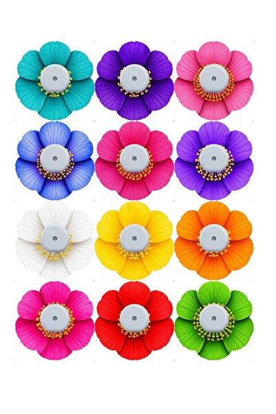 Dia BandTR FLOWERS - Accu Chek Sensör Koruyucu Bant 12'li Paket