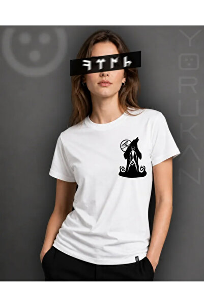 YORUKAN Wolf & Hunter Printed Unisex Regular Fit T-Shirt