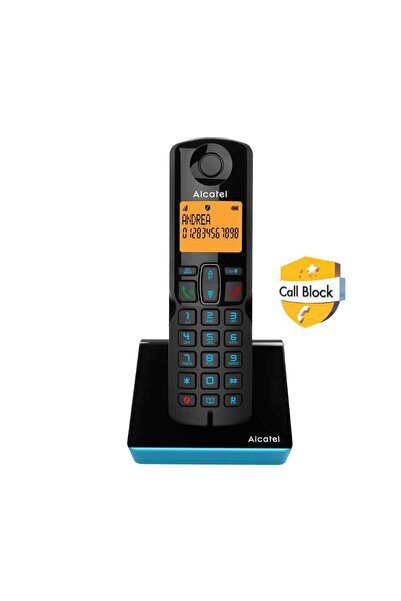 Alcatel Ασύρματο τηλέφωνο, Μαύρο/Μπλε