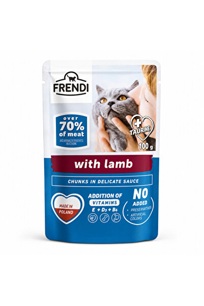 FRENDİ Cat cu miel, hrana umeda pentru pisici, plic 100 g