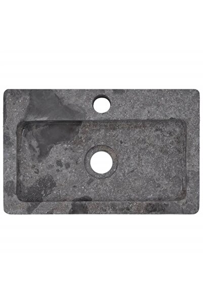 vidaxl Lavoar suspendat vidaXL, gri, 38x24x6.5 cm, marmură