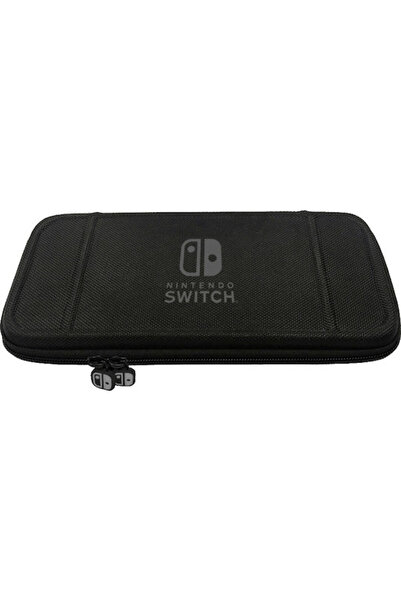 Hori Ανθεκτική υφασμάτινη θήκη μεταφοράς για Switch, μαύρη