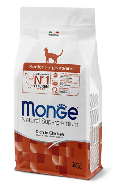 Monge Senior Tavuklu Yaşlı Kedi Maması 400 Gr