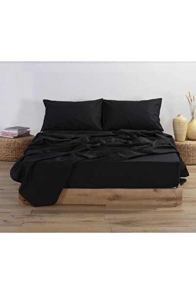 Nef Nef Homeware Διπλό Σεντόνι Βασικό 240x270 - 96 - Μαύρο