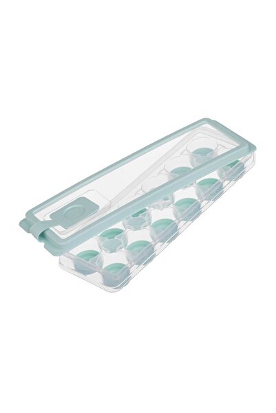 OEM Cutie pentru Cuburi de Gheață cu Capac, 12 compartimente, Verde