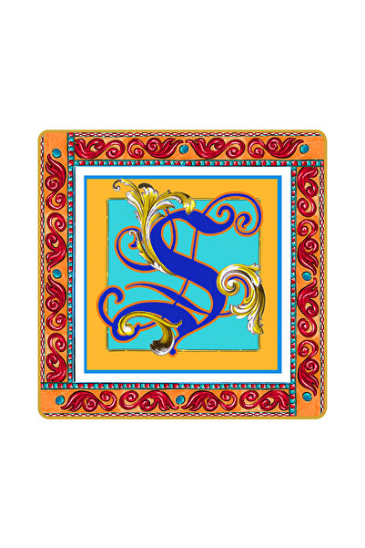 Baci Milano Ortigia S Harfli Tabak 15 cm x 15 cm
