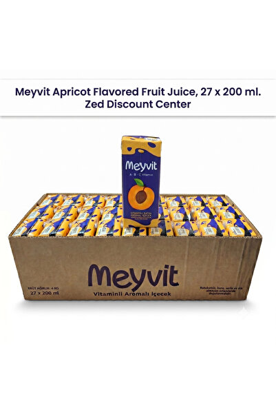 Meyvit Suc de fructe cu aromă de caise, 27 x 200 ml.