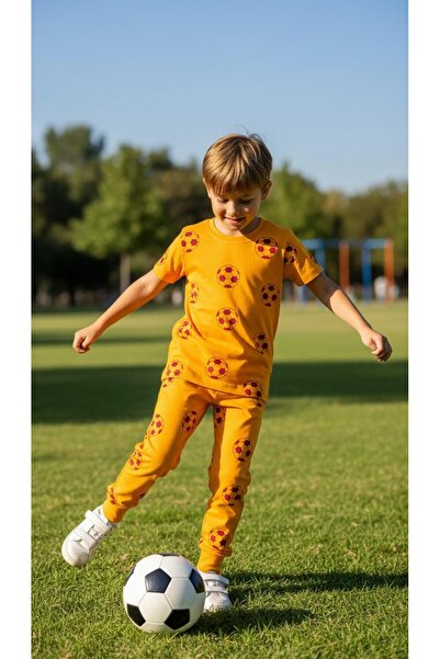 Balgüneş Tekstil Futbolcu Ruhlu Çocuk Pijama Takımı