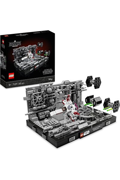 LEGO Star Wars Death Star Trench Run Diorama 75329 Building Kit (665 Pieces)