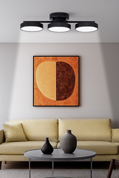 Modern 3'lü LED Avize, Renk Değiştiren Enerji Tasarruflu Tasarım