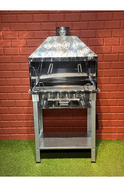 doğu 60X40 DAVLUMBAZLI KROM MANGAL KÖMÜRLÜ BARBEKÜ