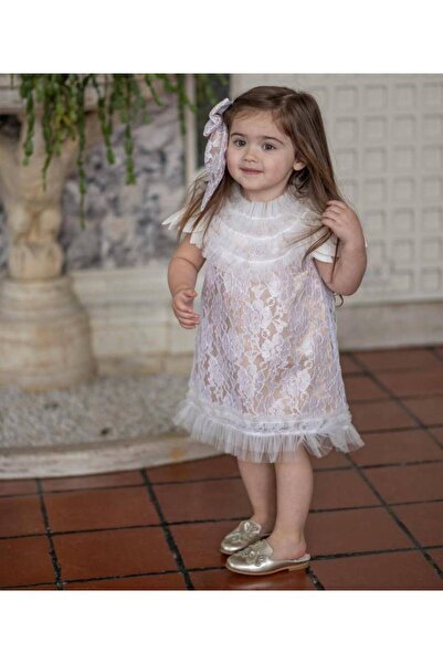 sunshine boutique15 فستان مناسبات دانتيل ماركه petite maison - 2 سنه الطول 48 سم