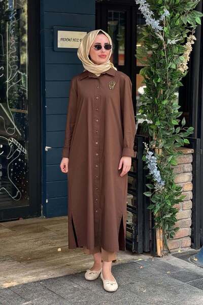 Gala-Xi Tunik 10002611214023 Kahve