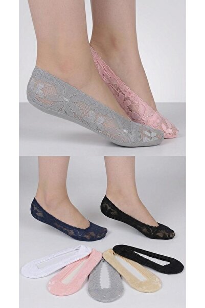 MODA Dantelli peluş patik