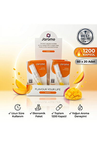 Jarome 1200 Kapsül (60x20) - MANGO Aromalı Mentol Kapsülü