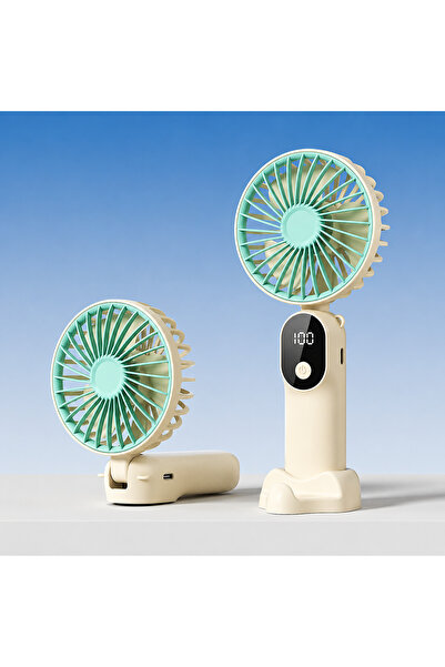 LAYAN Small Clip-On Fan with Night Light, Rechargeable Table Fan for Bedroom ...