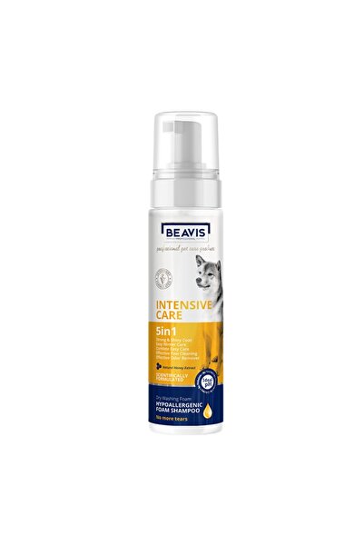 BEAVIS Bevis Dry Foam Shampoo for Dogs with Natural Honey Extract 200ml