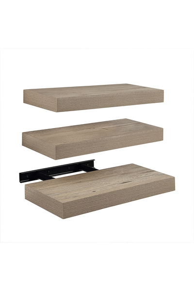Enjoylifeme 3 Pack Floating Shelves for Wall – 15.3 Inch Floating Shelf for K...