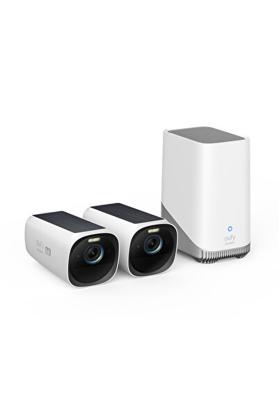 eufy eufyCam 3 S330 4K Комплект безжични охранителни камери със слънчево захр...