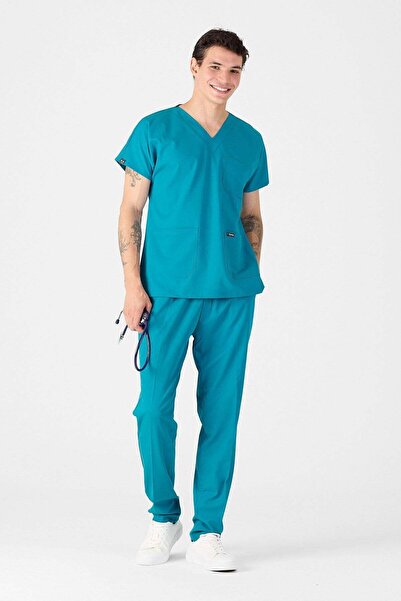 Owlet Medikal Lycra petrolno zeleni medicinski uniforma