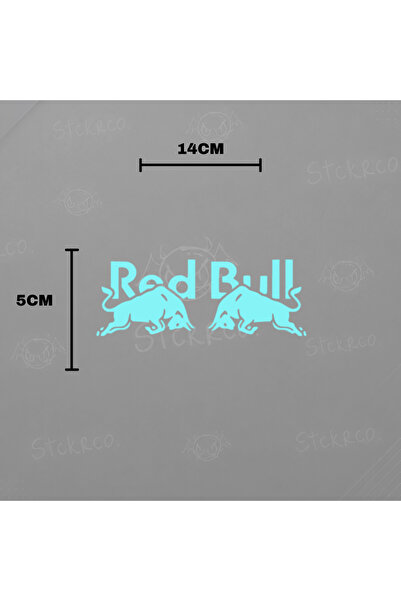 STCKRCO Bull Energy Sticker Label for Motor-Car-Helmet 2Pcs