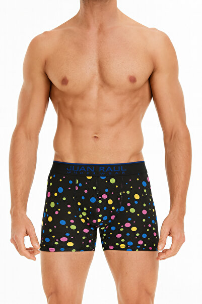 Juan Raul Polka Dots Boxer Ανδρικό Βαμβακερό Boxer με Σχέδιο