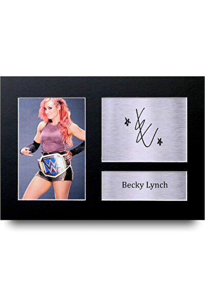 HWC Trading Becky Lynch Gift Signed A4 Printed Autograph WWE Wrestling Gifts ...